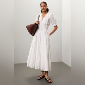 Joe's Jeans White Eyelet Maxi Dress